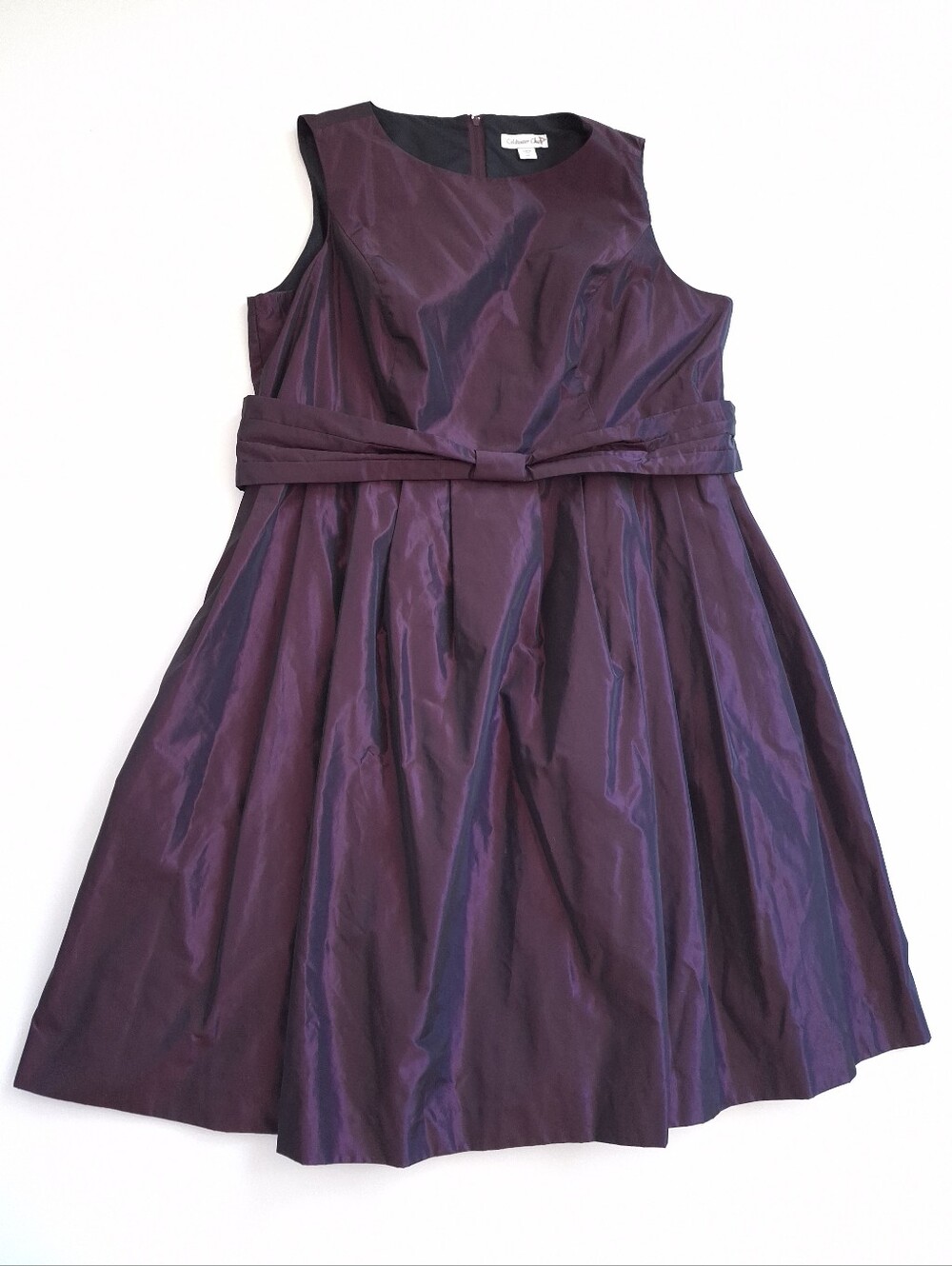 NWT Coldwater Creek Taffeta Occasion Fit & Flare Sleeveless Party Dress